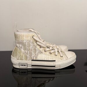 Dior High-Top Sneakers - White and Cream 41